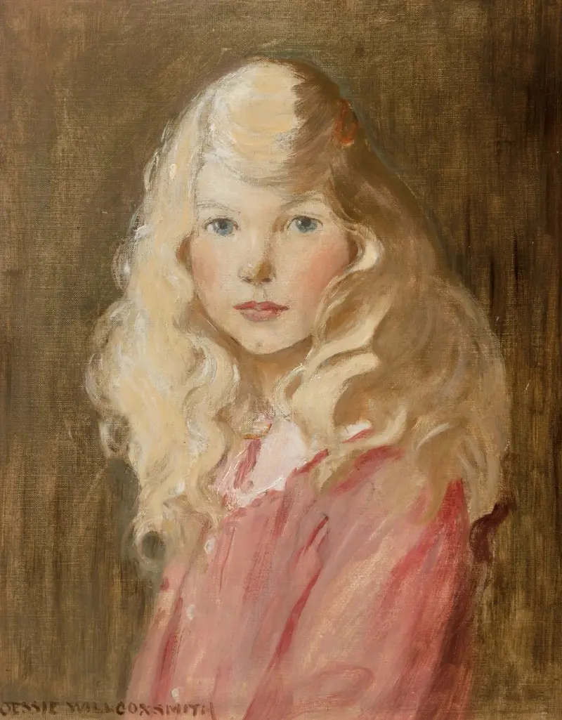 Porträtt av en flicka av Jessie Willcox Smith