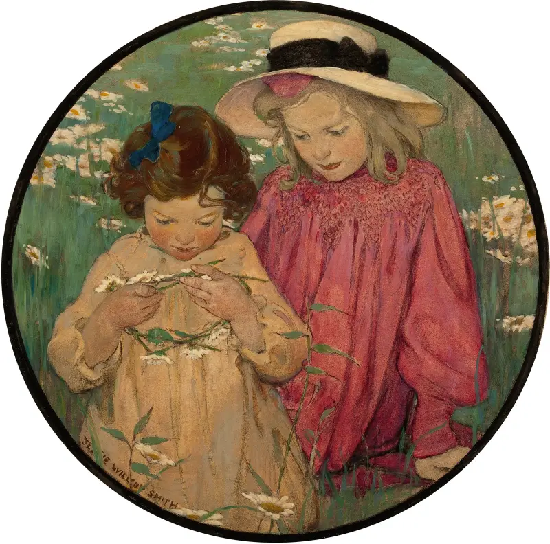 Wianek ze stokrotek, Jessie Willcox Smith