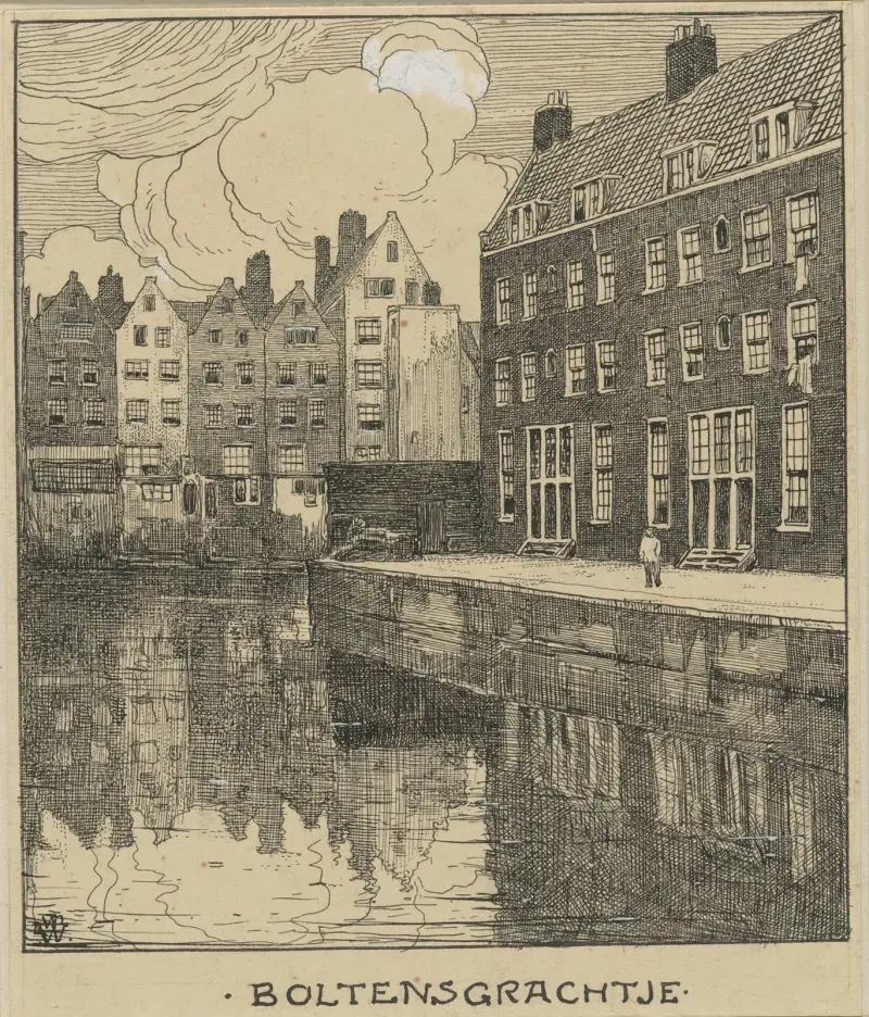 Boltengracht in Amsterdam von Willem Wenckebach