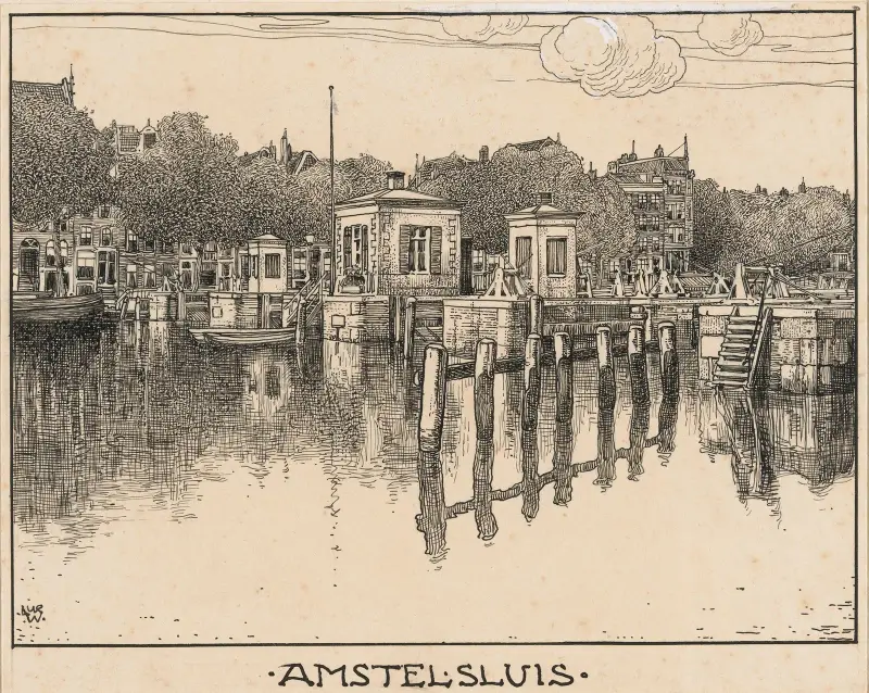 De Amstelsluis av Willem Wenckebach