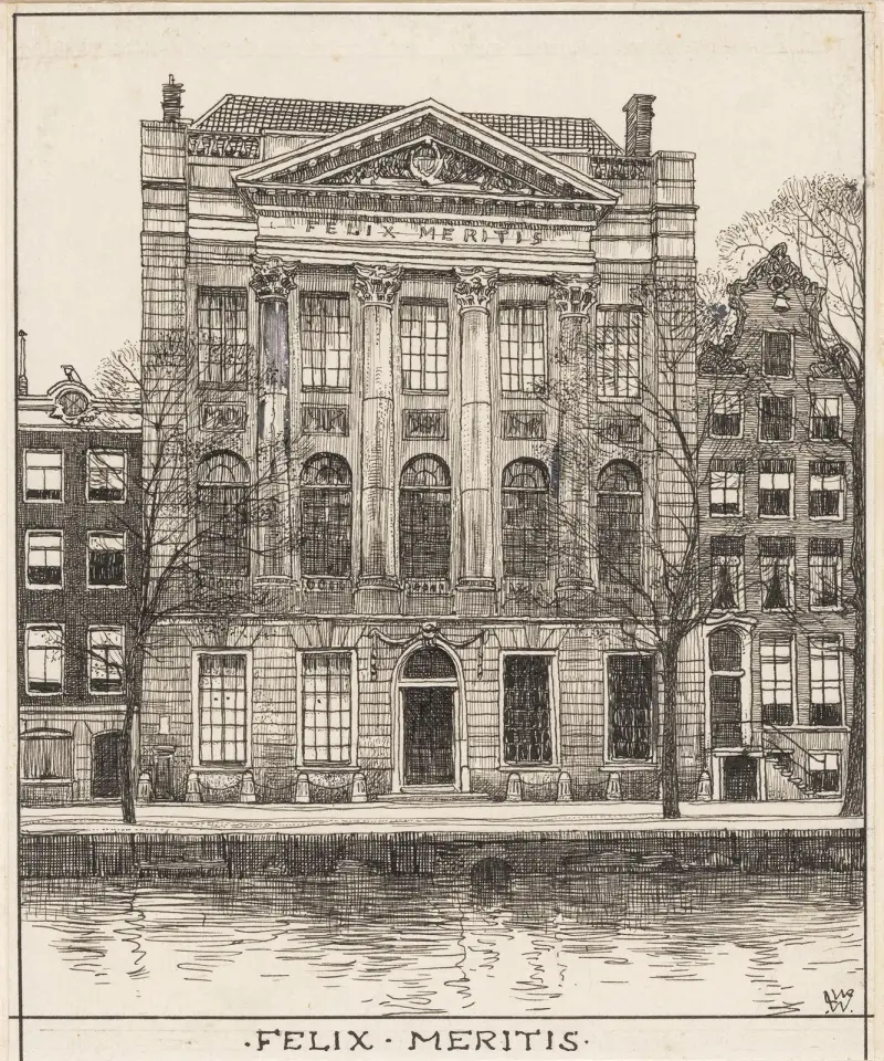 Felix Meritis i Amsterdam av Willem Wenckebach