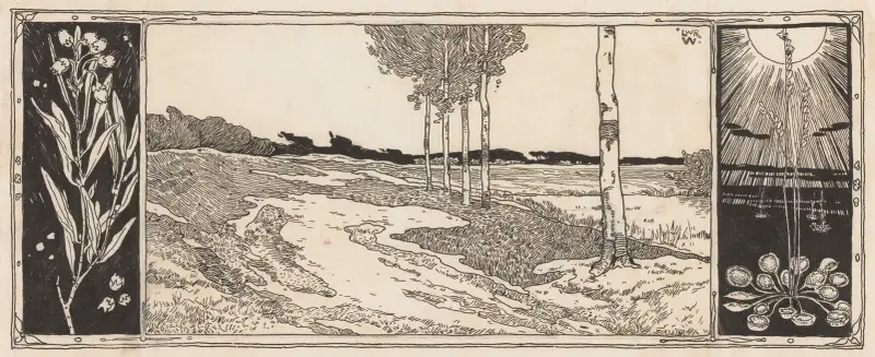 Krajobraz wrzosowiska, Willem Wenckebach