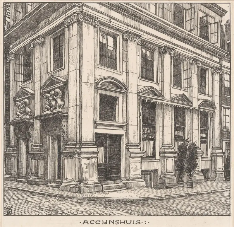 Accijnshuset i Amsterdam av Willem Wenckebach