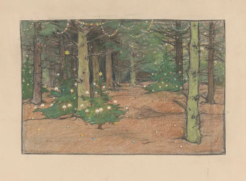 Kerstboombos av Willem Wenckebach