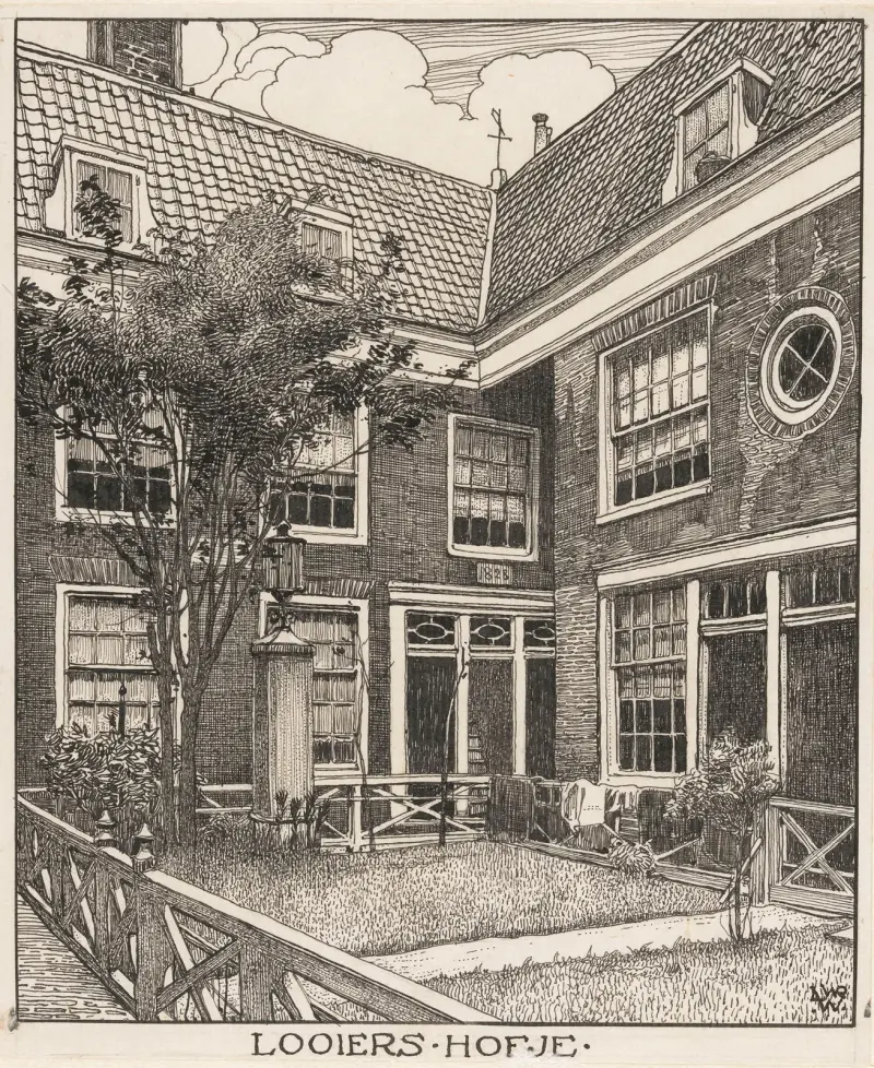 Looiers Hofje i Amsterdam av Willem Wenckebach