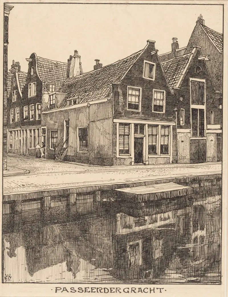 Passeerder Gracht i Amsterdam av Willem Wenckebach