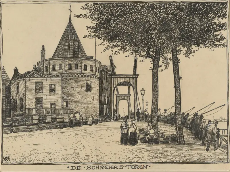 Schreiers toren te Amsterdam av Willem Wenckebach