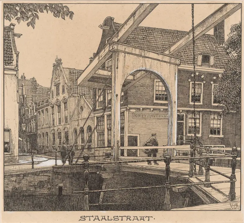 Staalstraat in Amsterdam von Willem Wenckebach