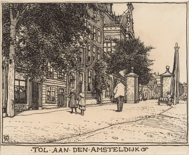 Tull vid Amsteldijk i Amsterdam av Willem Wenckebach
