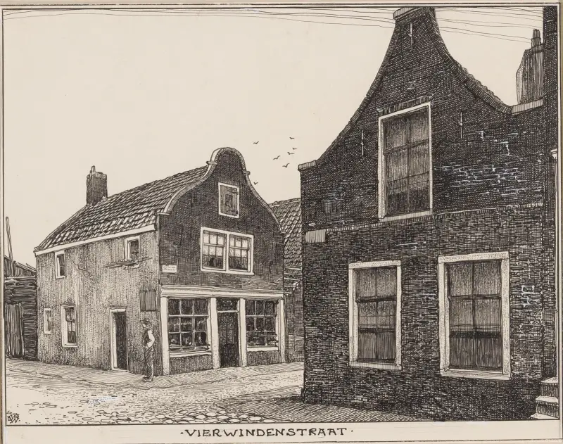 Vierwindenstraat i Amsterdam av Willem Wenckebach