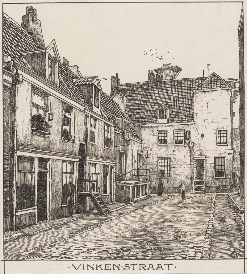 Vinkenstraat te Amsterdam av Willem Wenckebach