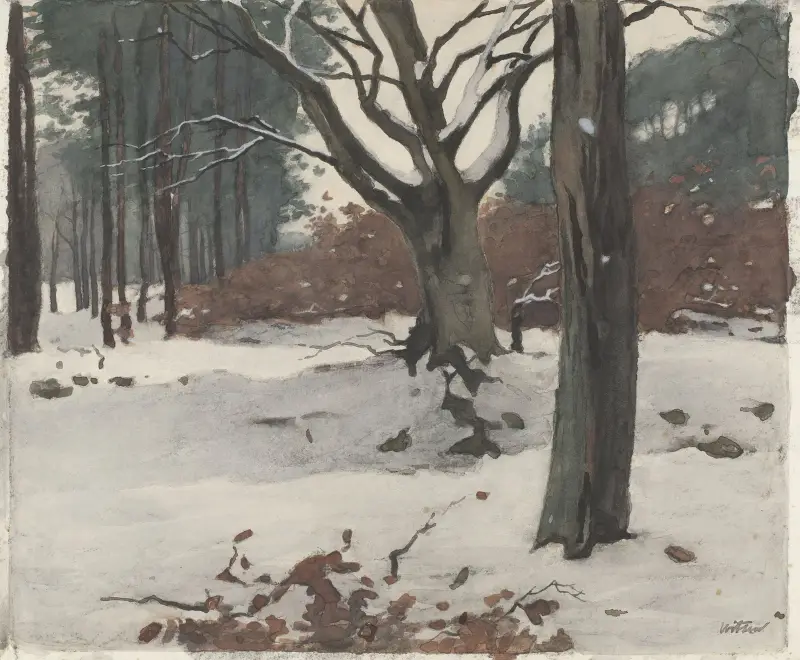 Träd i snö av Willem Witsen