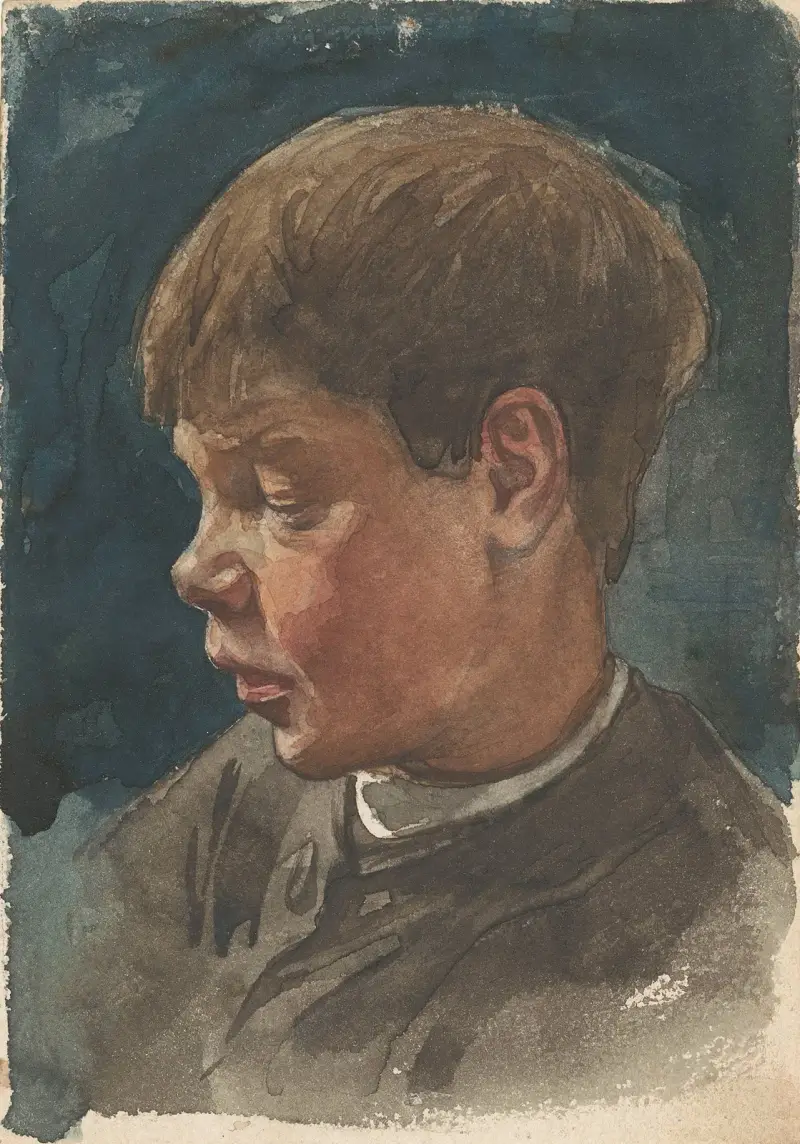 Jungenkopf, 1870 – Nr. 1 von Willem Witsen