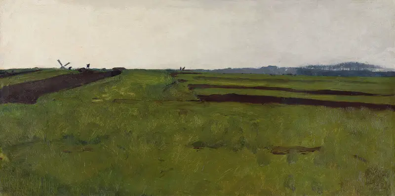 Landschaft mit Feldern von Willem Witsen