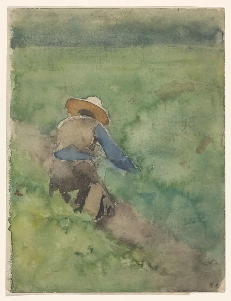 Kosiarz na łące, Willem Witsen