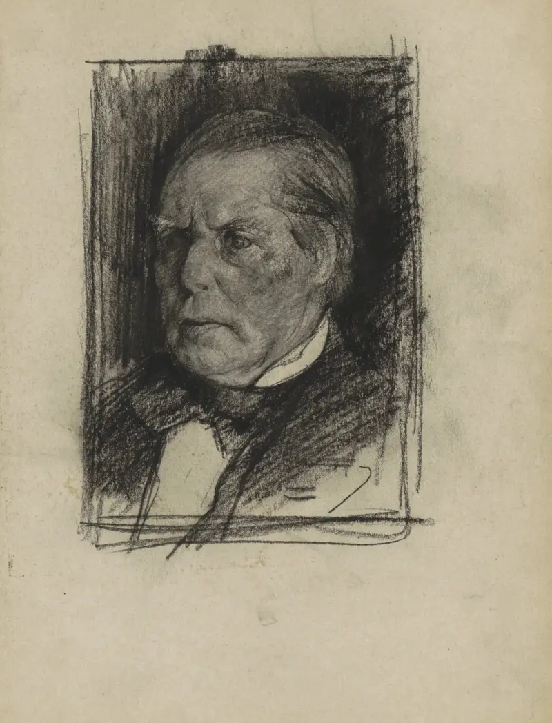 Porträtt av en okänd man av Willem Witsen