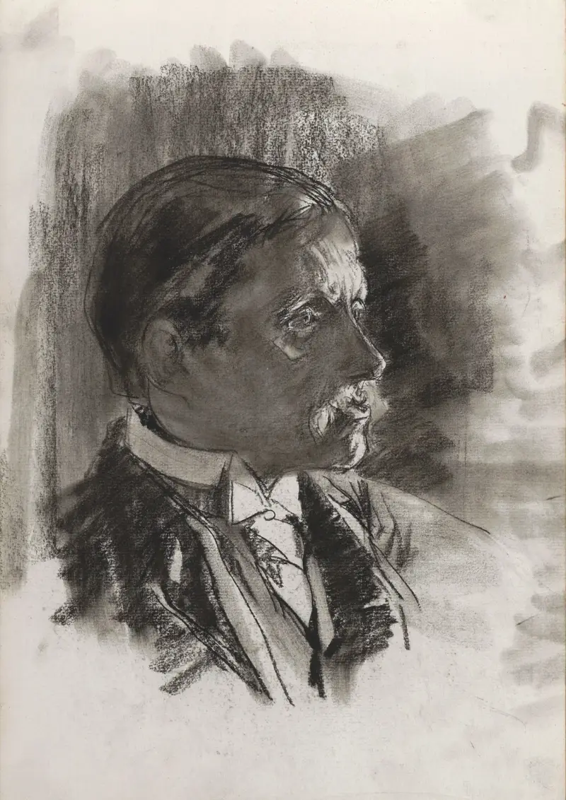 Porträtt av en okänd man av Willem Witsen