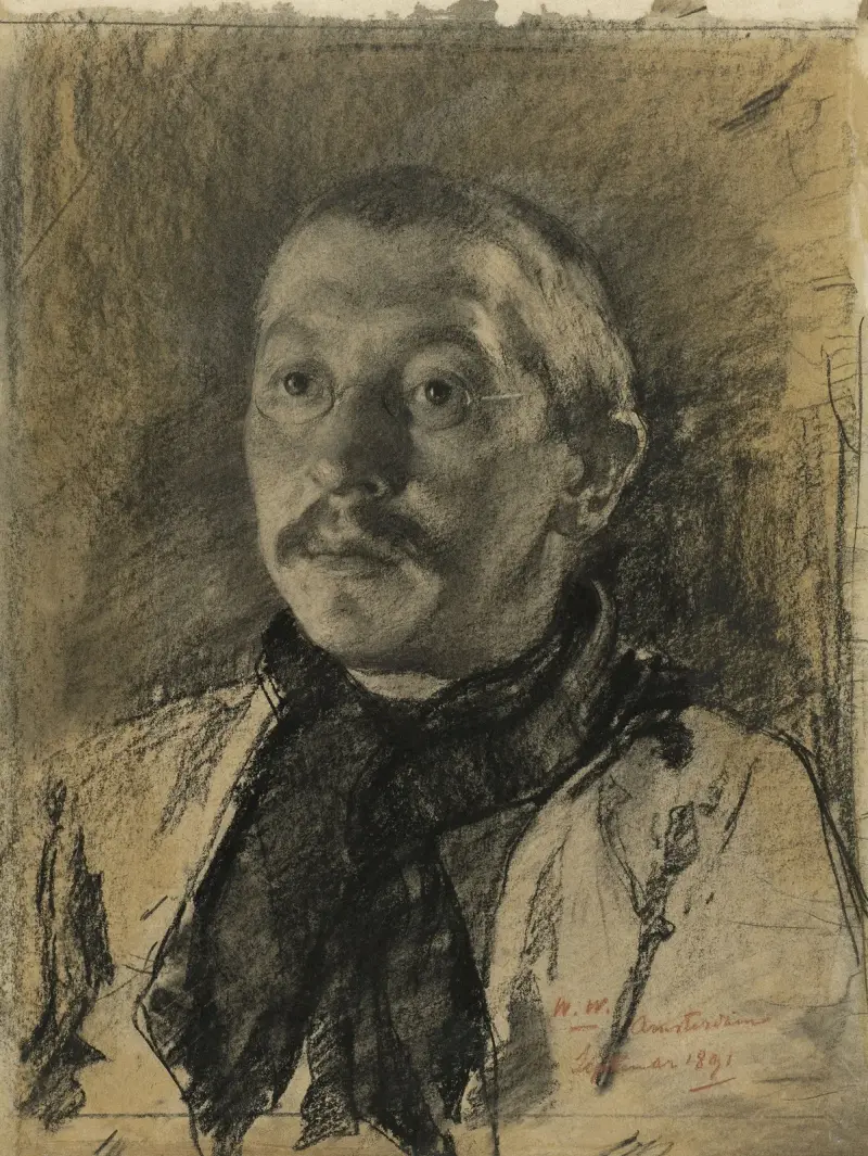Portret van Jacobus van Loo av Willem Witsen