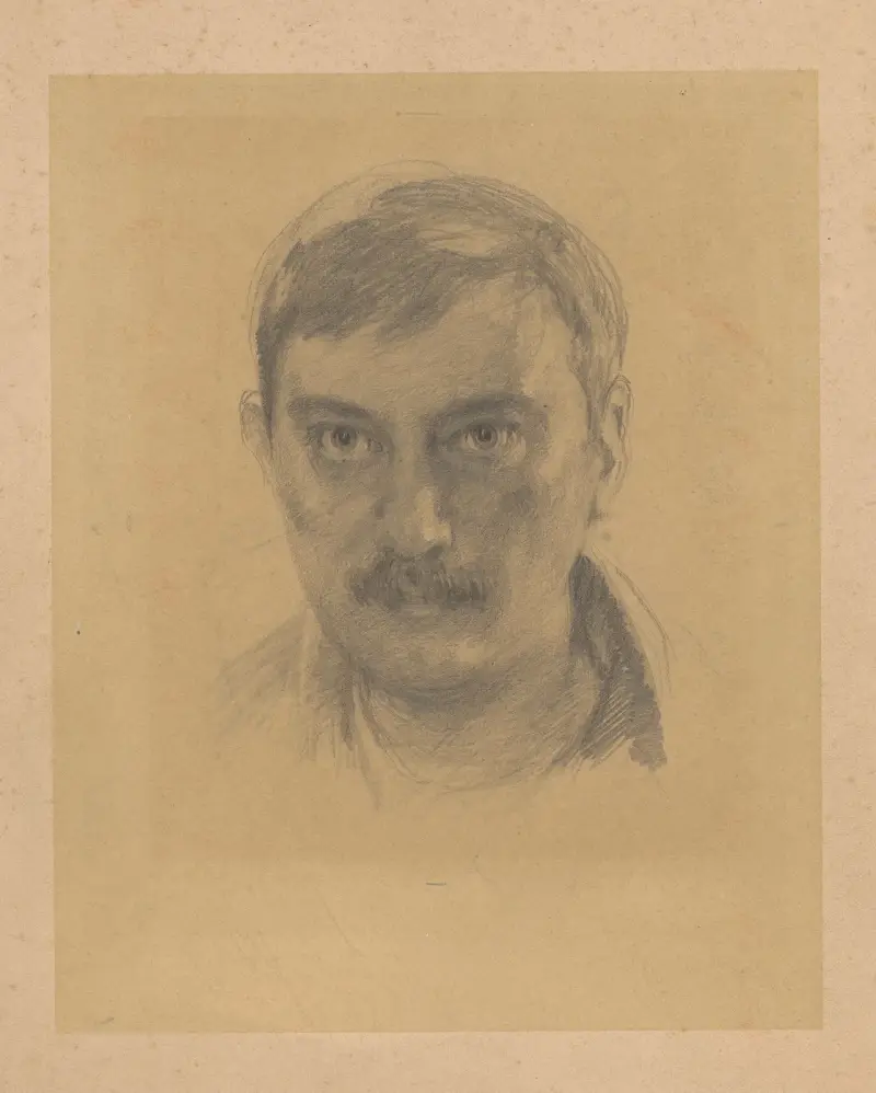 Självporträtt av Willem Witsen av Willem Witsen