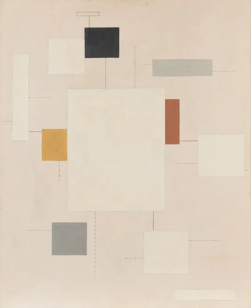 Plošné napětí, 1920, Willi Baumeister