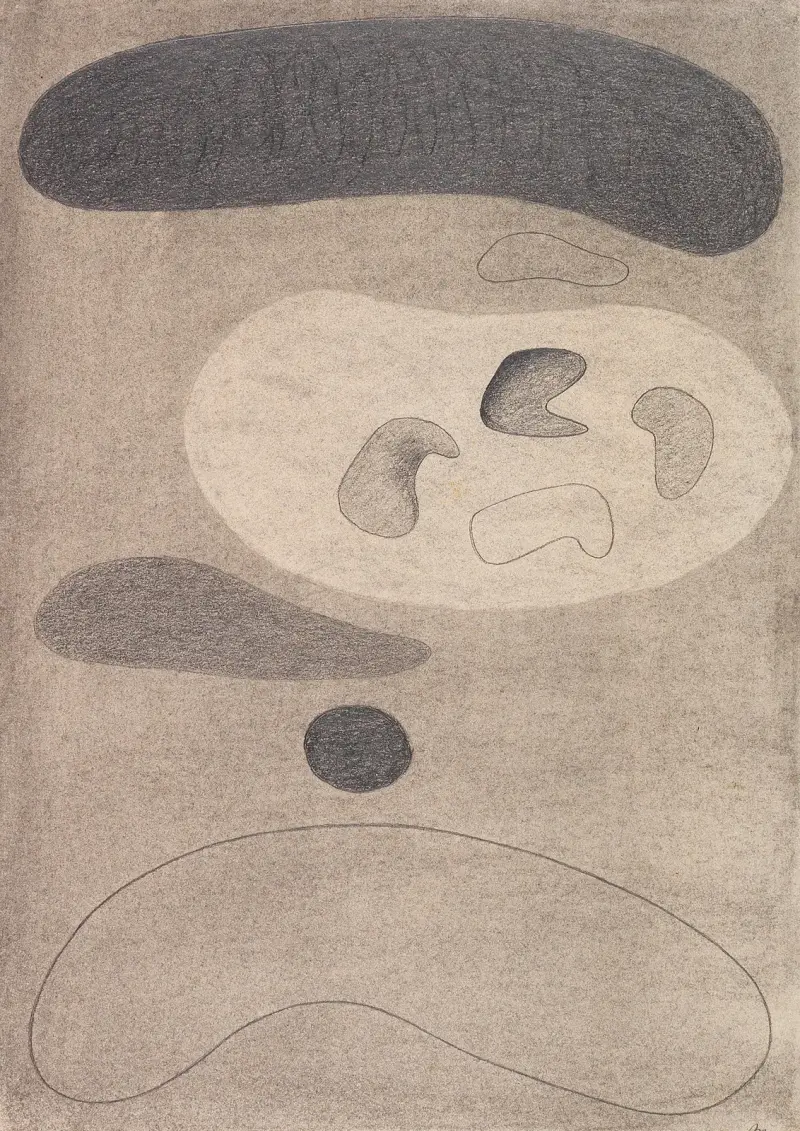 Formen-Ideogramm von Willi Baumeister