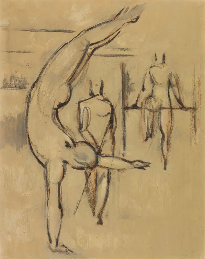 Handstand von Willi Baumeister