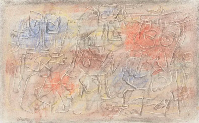 Komposition von Willi Baumeister