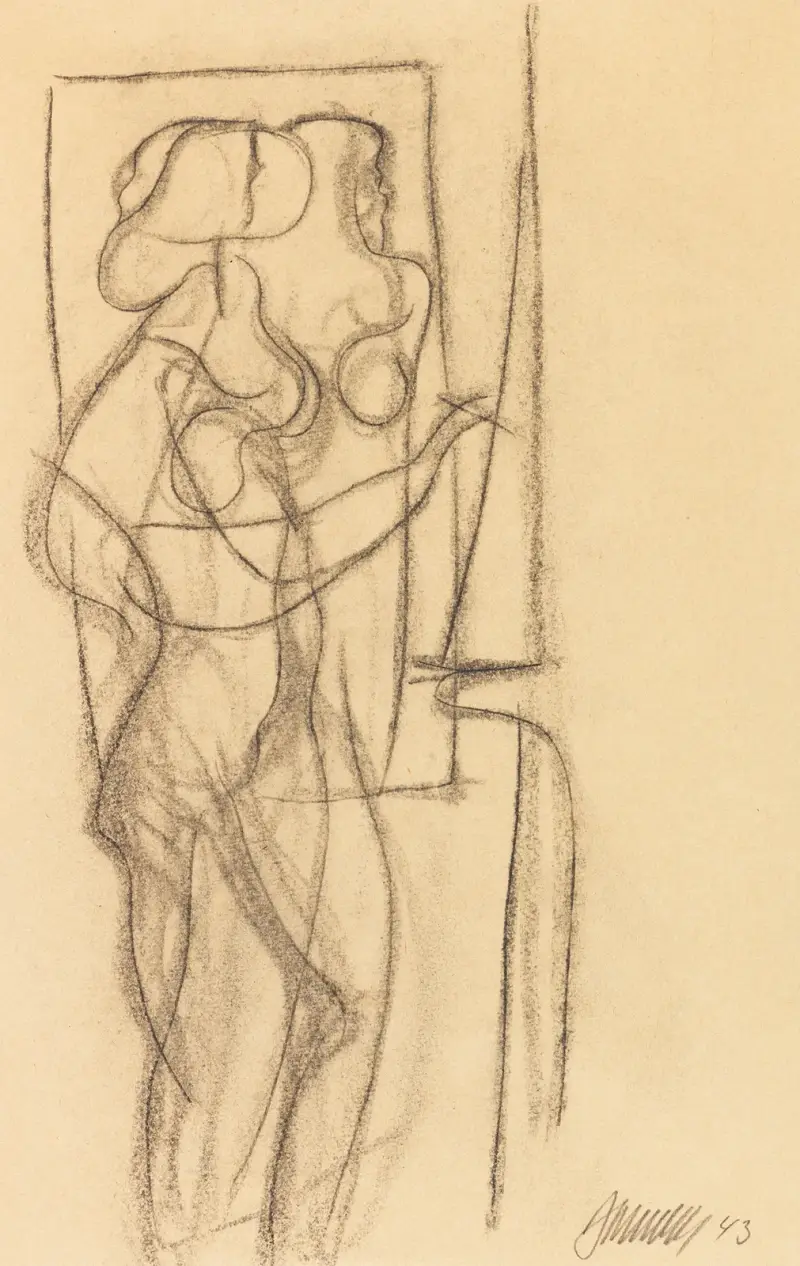 Ohne Titel (Figuren) von Willi Baumeister