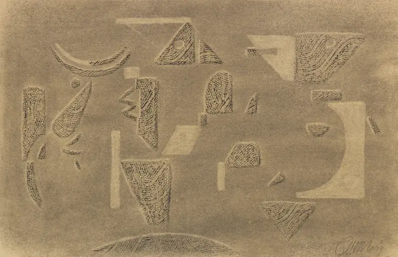 Ohne Titel, 1949 von Willi Baumeister
