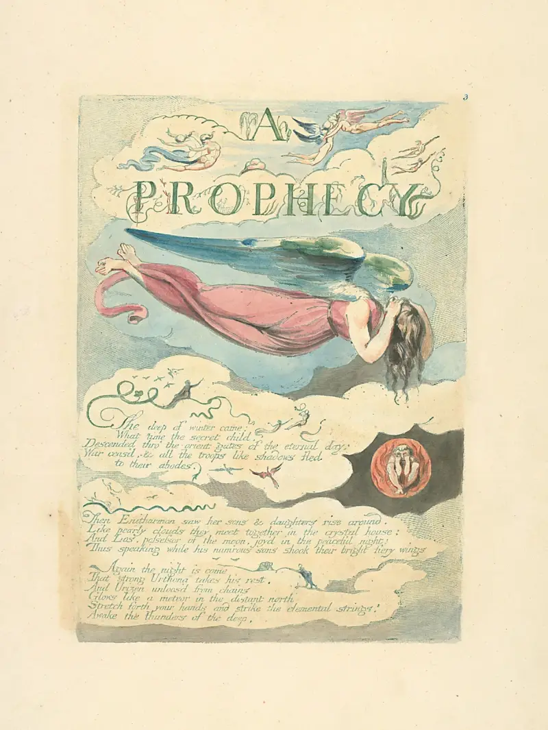 Proroctví, William Blake