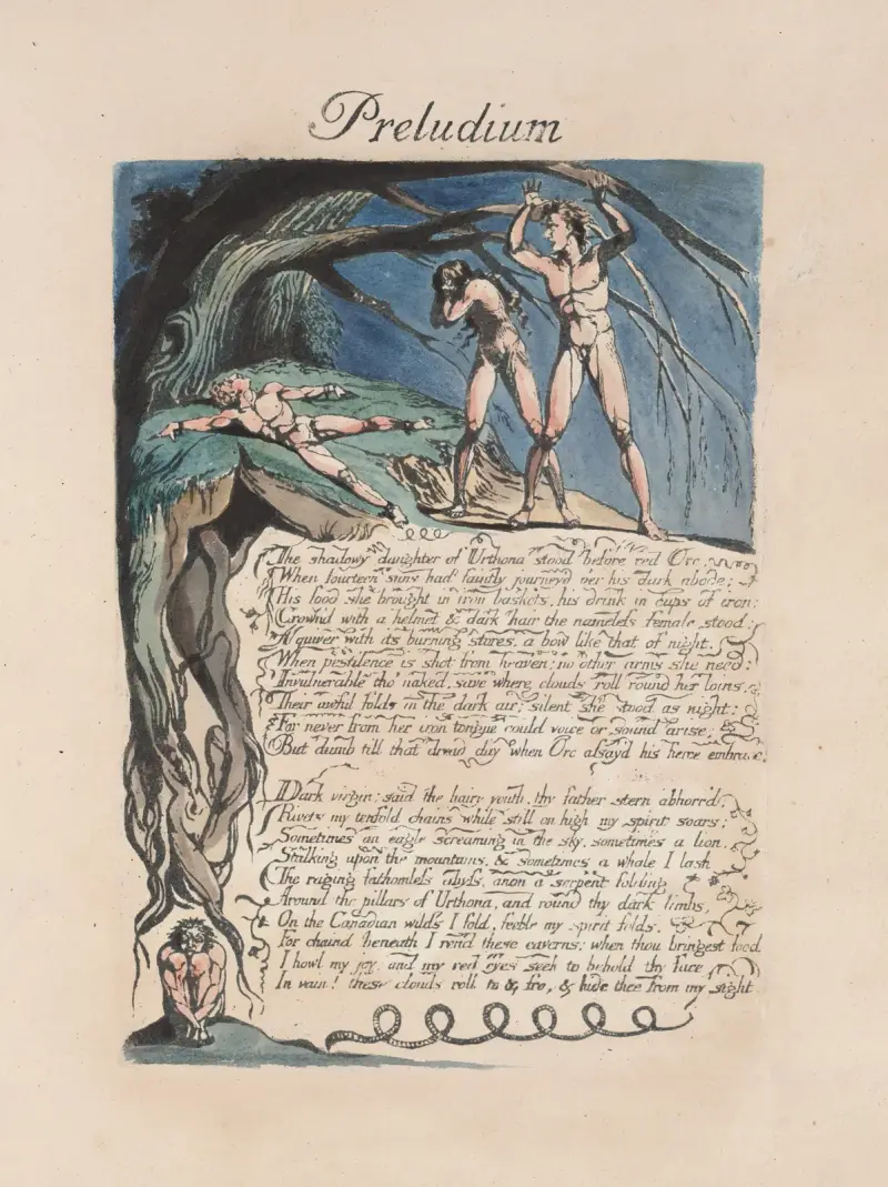 America, a prophecy Pl.03 av William Blake