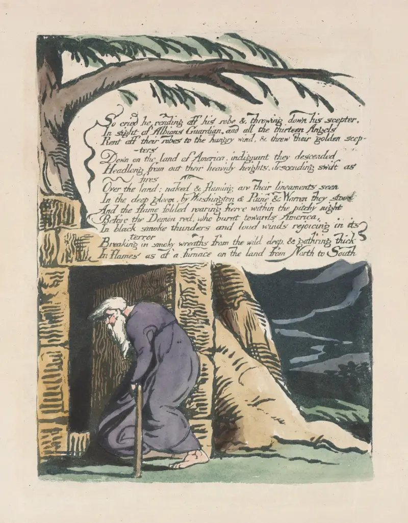 America, a prophecy Pl.14 av William Blake