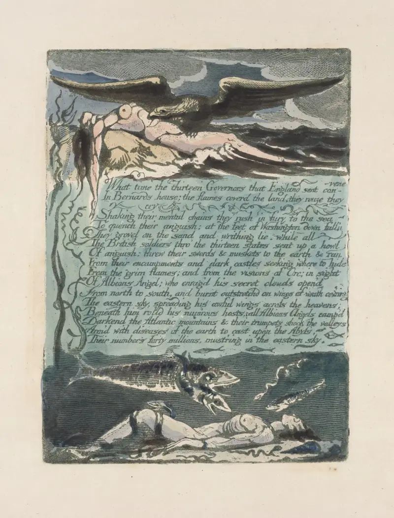America, a prophecy Pl.15 av William Blake