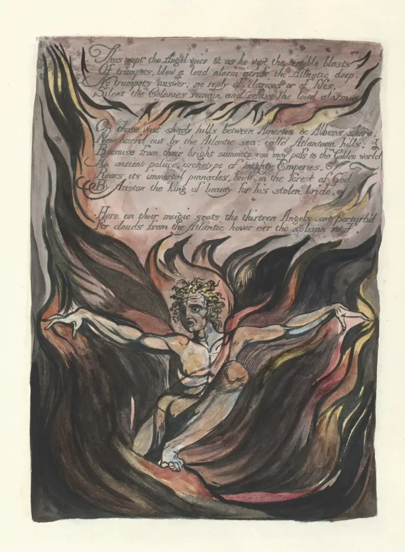 Amerika, proroctví – Nr. 1, William Blake