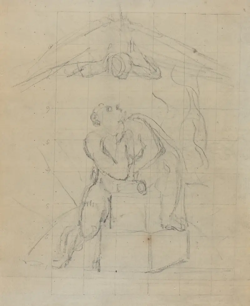 Los und sein Schatten von William Blake
