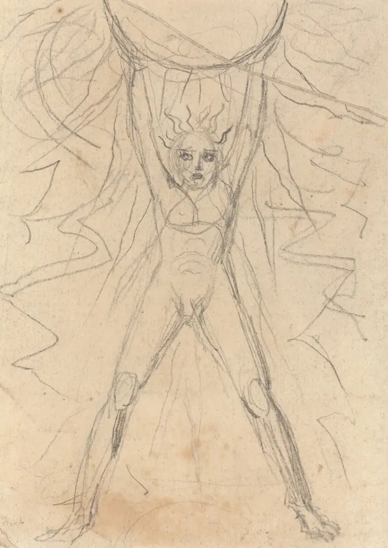 Los podpírá slunce, William Blake