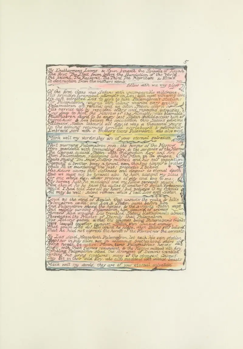 Milton, a poem in 2 books Pl.05 av William Blake