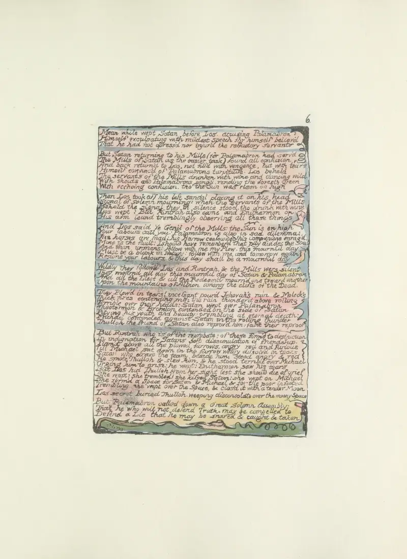 Milton, a poem in 2 books Pl.06 av William Blake