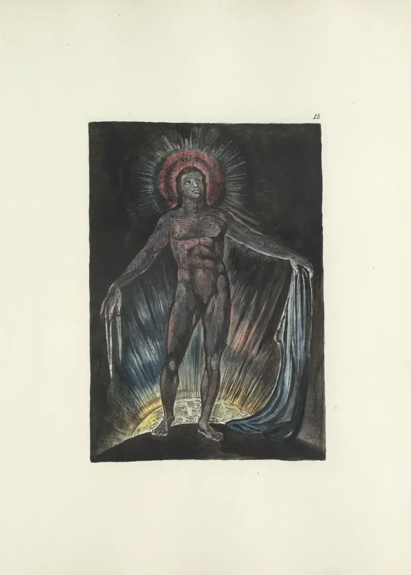 Milton, a poem in 2 books Pl.13 av William Blake