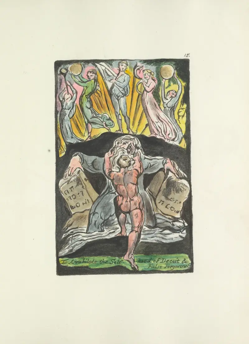 Milton, a poem in 2 books Pl.15 av William Blake