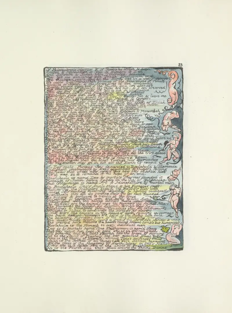 Milton, a poem in 2 books Pl.23 av William Blake