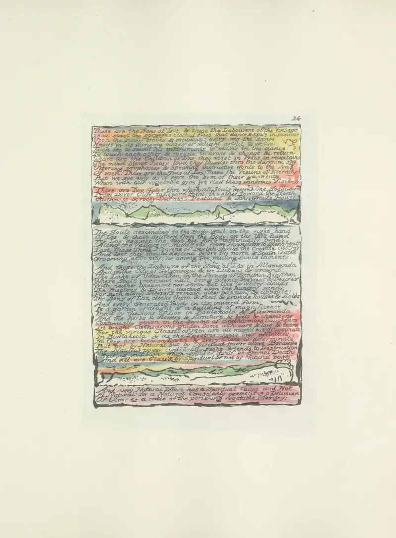 Milton, a poem in 2 books Pl.26 av William Blake