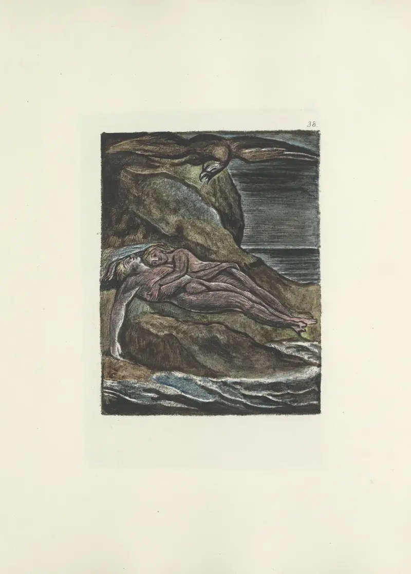 Milton, a poem in 2 books Pl.38 av William Blake