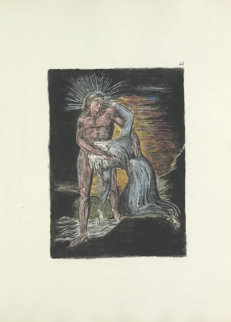 Milton, a poem in 2 books Pl.41 av William Blake