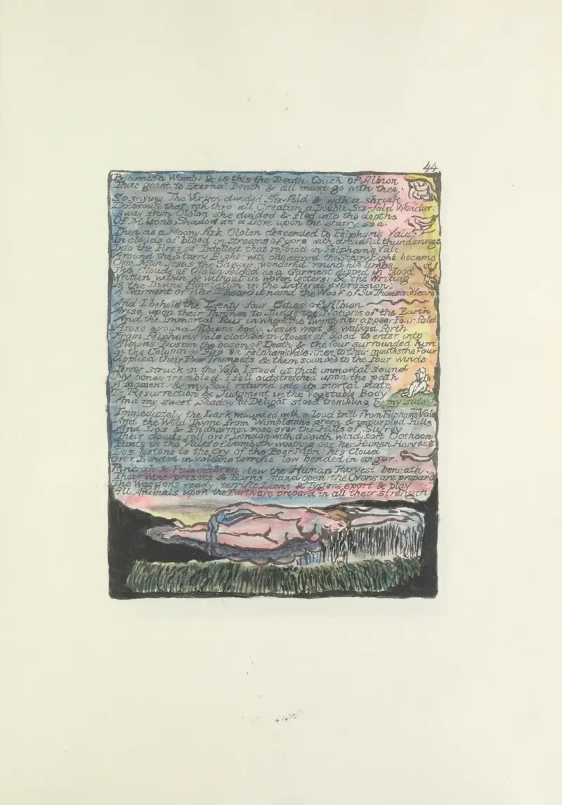 Milton, a poem in 2 books Pl.44 av William Blake