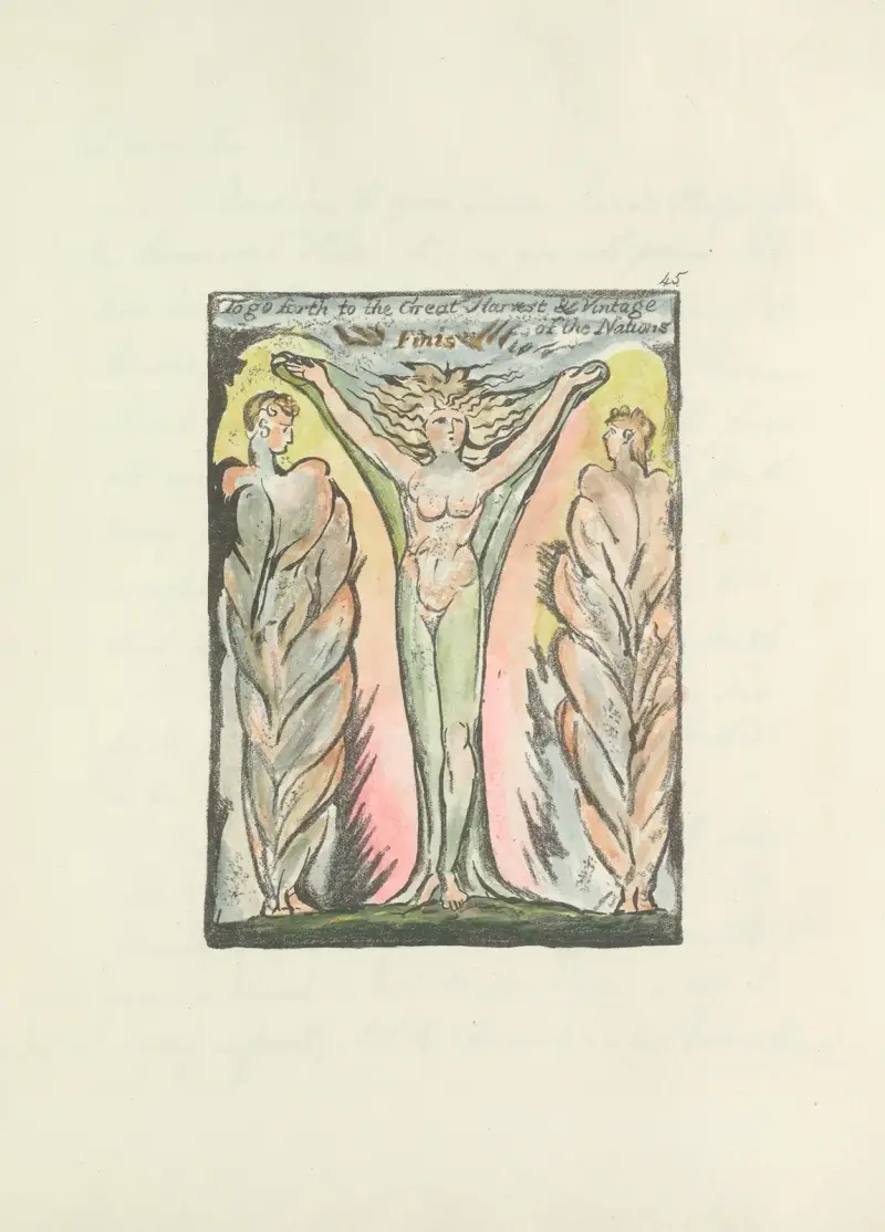 Milton, a poem in 2 books Pl.45 av William Blake