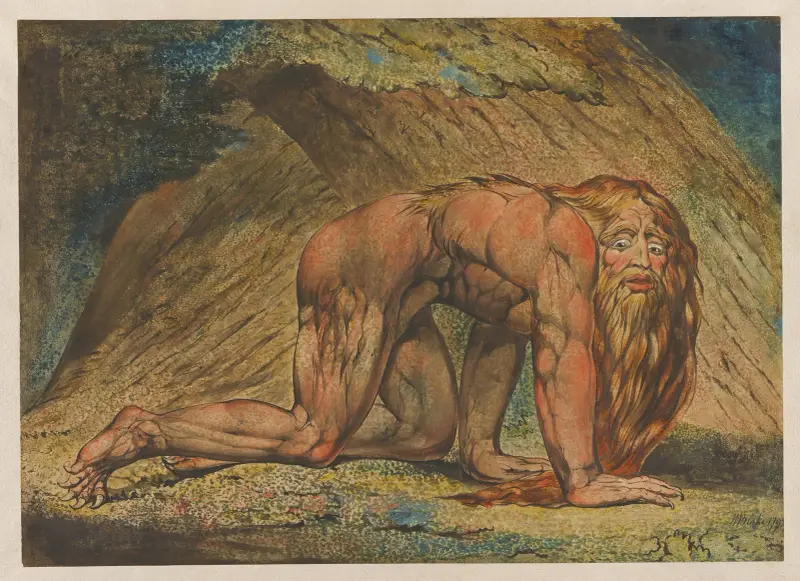 Nebukadnesar, 1795 – Nr. 1, William Blake