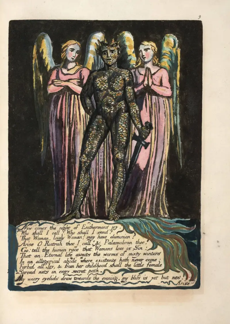 Nadchodzi noc…, 1794 – Nr. 2, William Blake