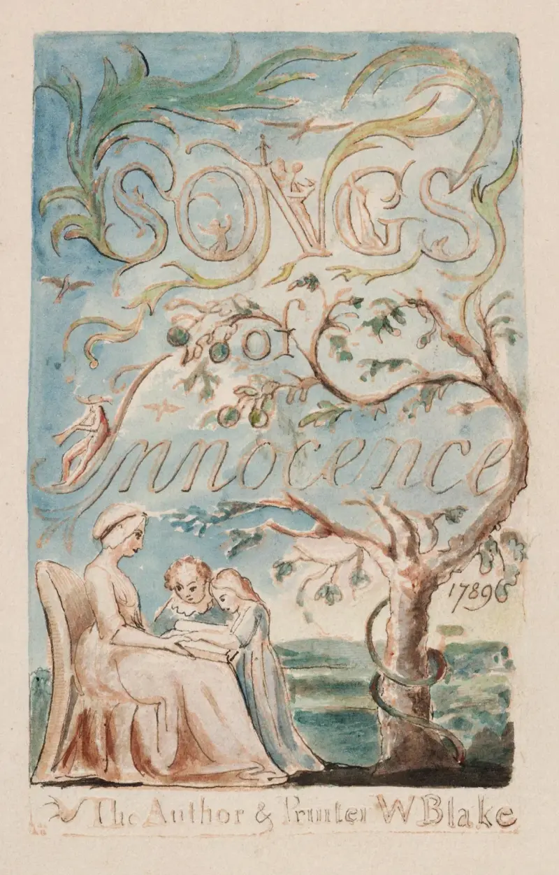 Pl. 2 – strona tytułowa, William Blake