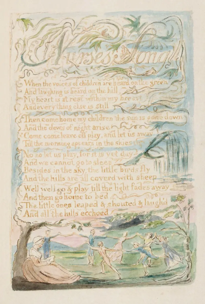 Pl. 24 – Píseň ošetřovatelky, William Blake